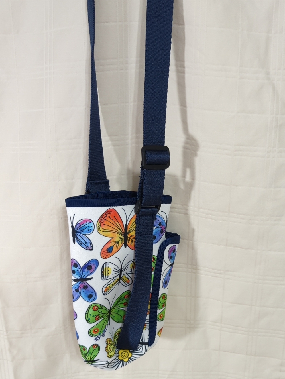 Brighton Butterfly Garden Wings Water Bottle Holder Can Be Used as a Crossbody